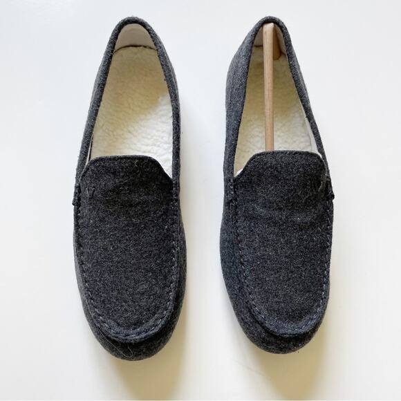 NEW Men’s Vionic Charcoal Grey Tompkin Flannel Loafer Slipper - Picture 1 of 8